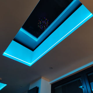 From Daylight to After Dark: A Frameless Rooflight Feature