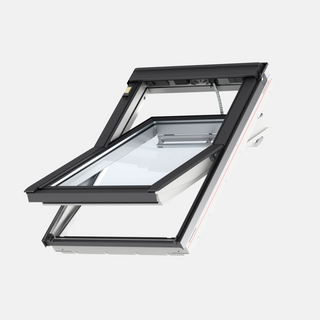 3D model of FAKRO roof window, illustrating the sophisticated design and functionality, provided by Cambridge Skylights.