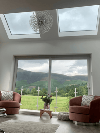 Cambridge HorizonLite Fixed Frameless Roof Window 400x400mm