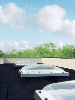 Flat Dome Roof Window 900x900mm